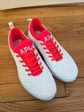 APL Women's TechLoom Phantom White / Magenta - size 8